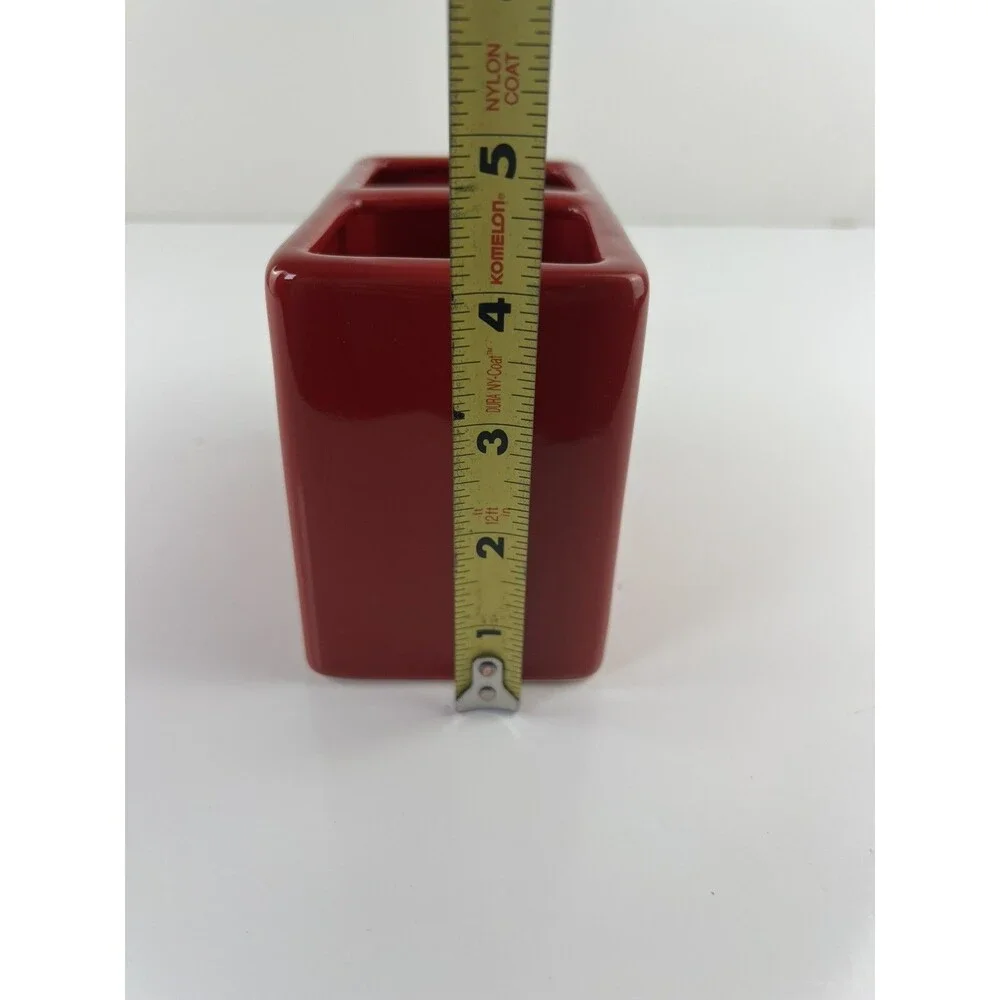 Rae Dunn “BELIEVE” Toothbrush Makeup Brush Divided Organization Holder